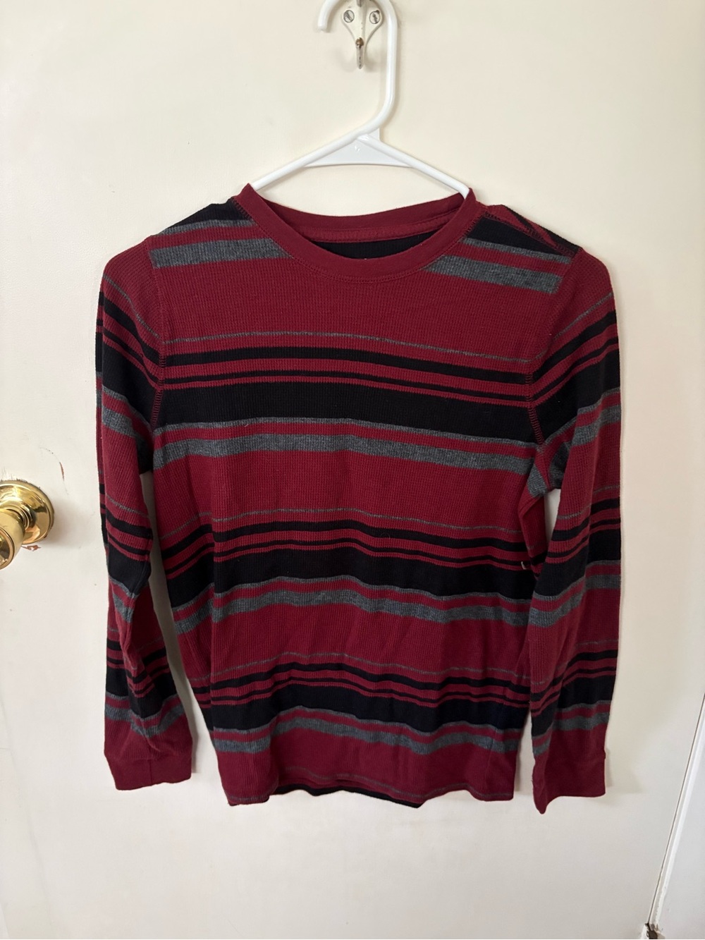 5/$25 Urban Pipeline kids stripe long sleeve thermal crew neck X-large